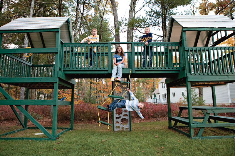 Home Projects: Playhouse Swing Set